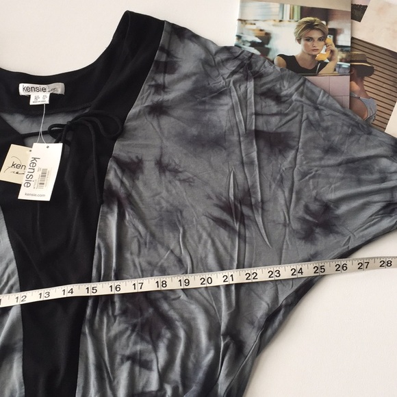  KENSIE dolman sleeved oversized midi dress - Picture 3 of 6